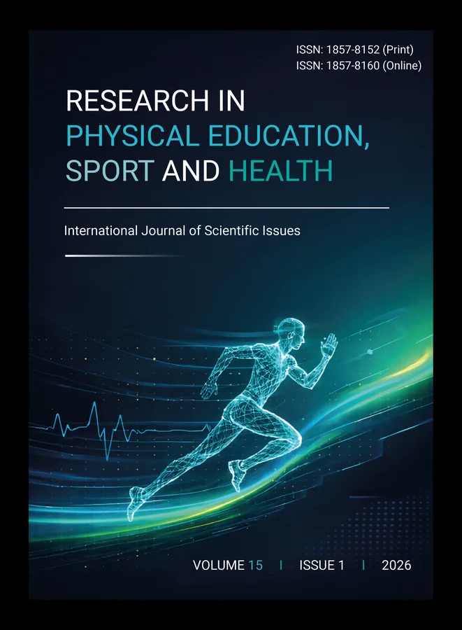 Cover of the journal Research in Physical Education, Sport and Health, Volume 15, Issue 1, 2026